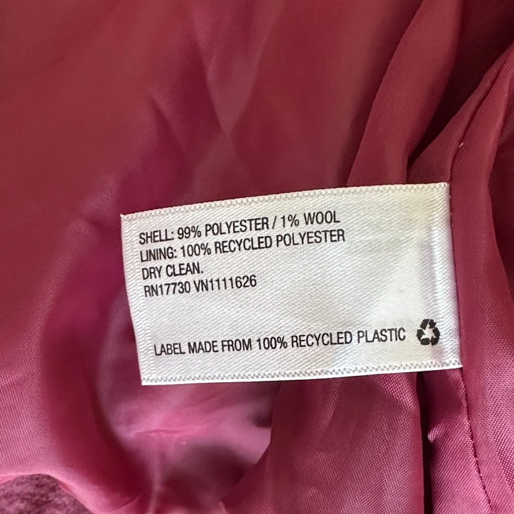 A New Day  Sweet Rose Hooded Duffel Jacket Size Small - Image 8