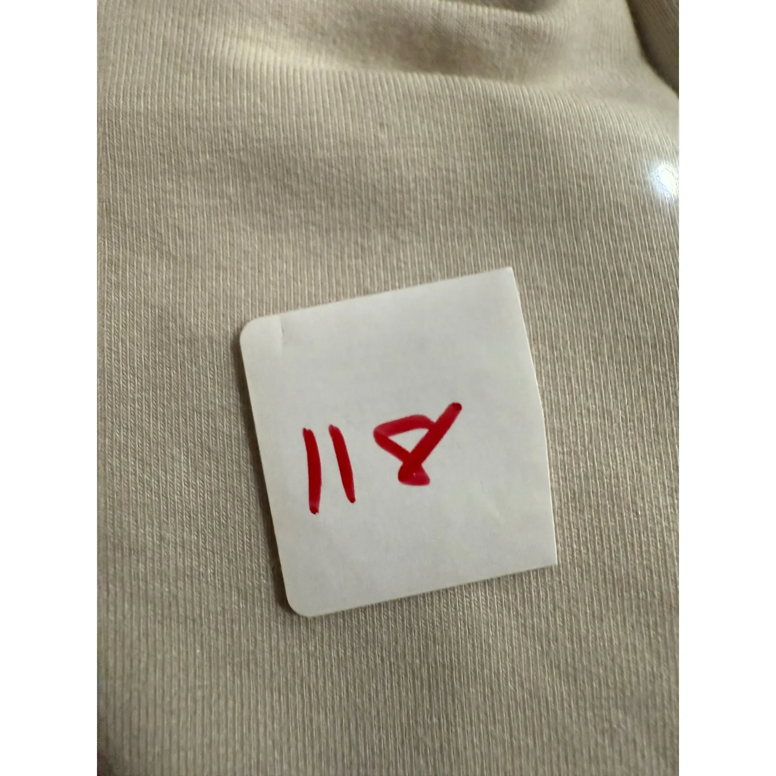 Nike Dri-FIT 24.7 Athletic Shorts Womens Size L Beige Lightweight Sweat Shorts - Image 9