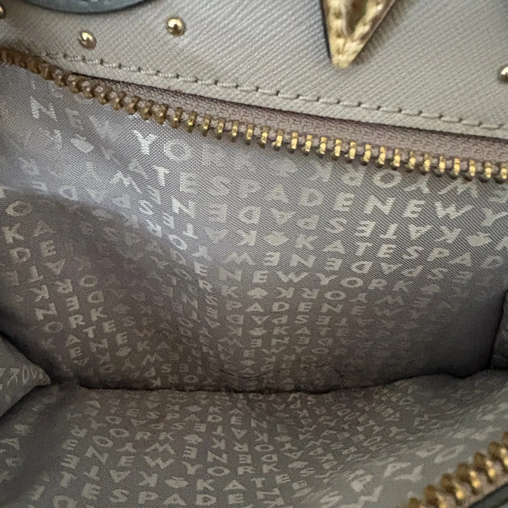 Kate Spade Gray Owl Backpack - Image 8