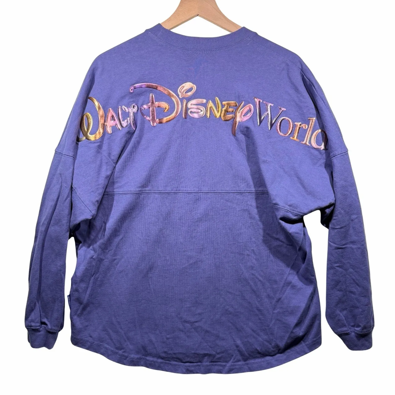 Disney Walt Disney World 50th Anniversary Spirit Jersey Purple Gold size M - Image 2