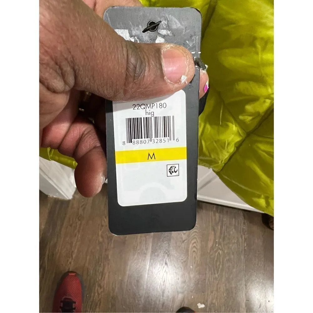 Guess Cire Puffer Jacket In Highlighter Yellow Women's Size Medium NWT $150 - Image 7