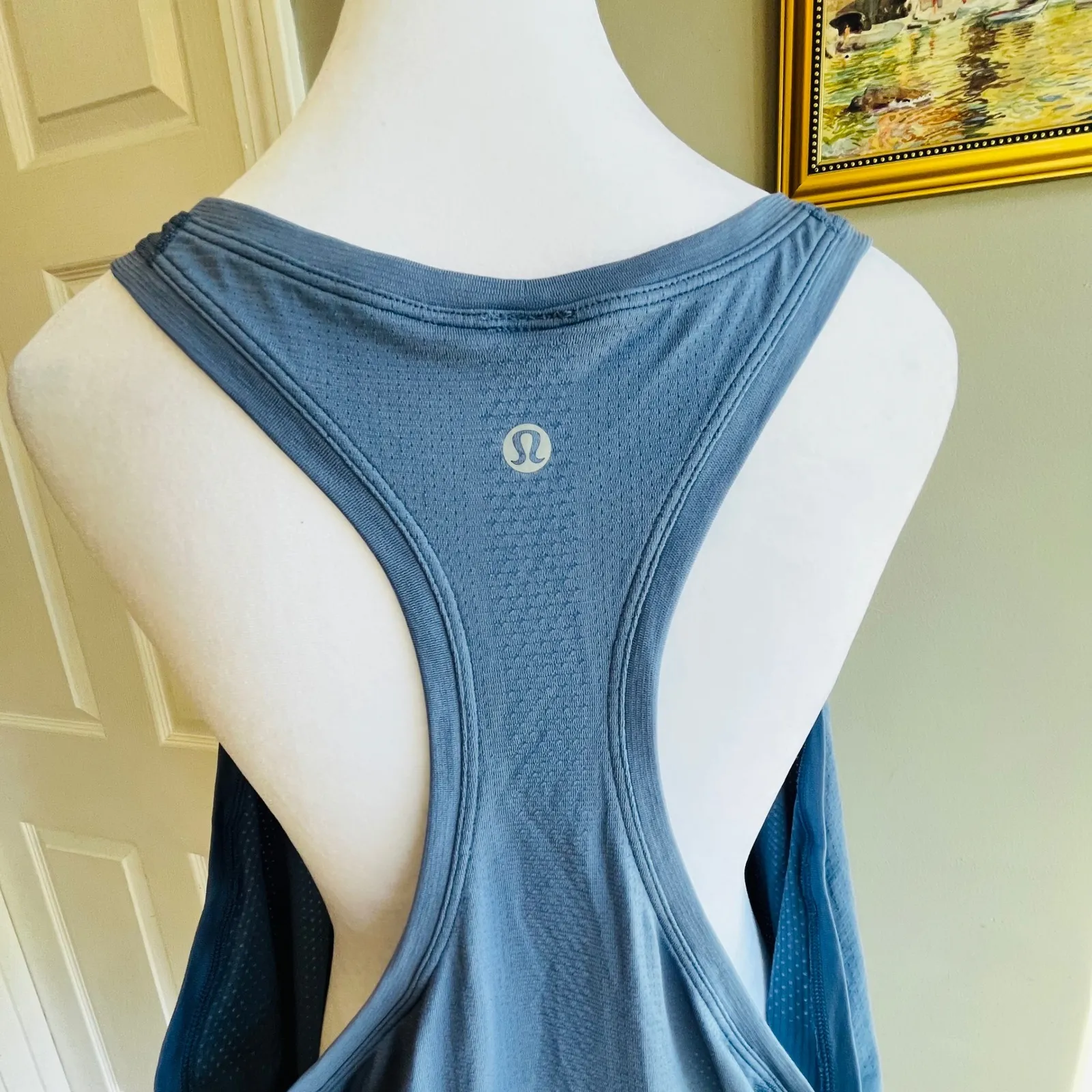 Lululemon athletica Racerback Swiftly Tank Top Blue Athletic Workout Athleisure - Image 2