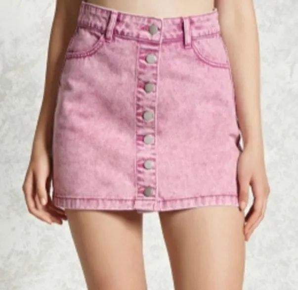 NWT Denim Mini Skirt - Image 2