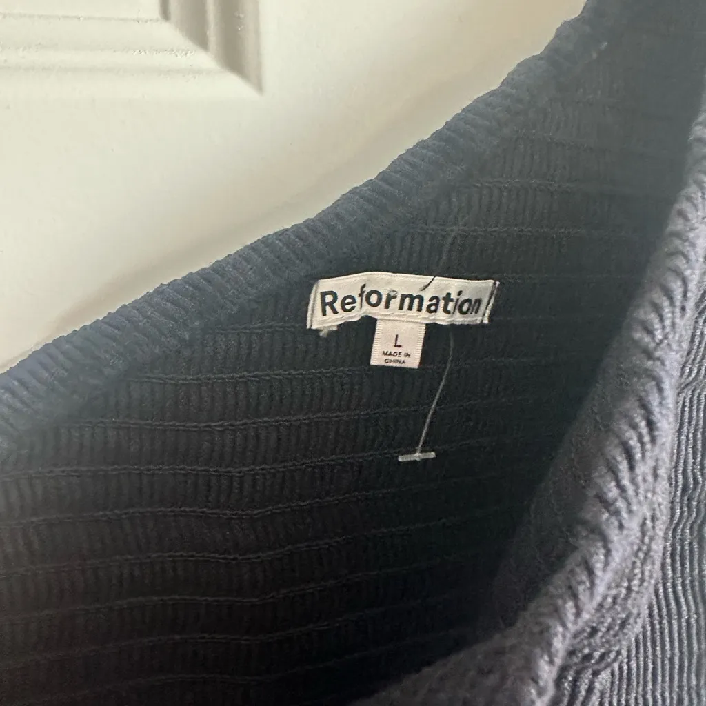 Reformation Holly Linen Ruched Tank-‎ NWT - Image 4