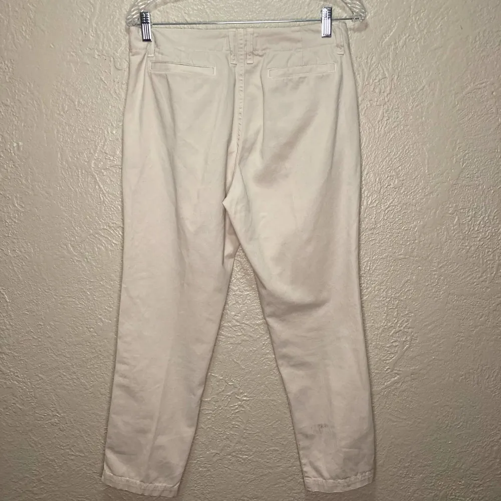 Madewell Cropped Rivington Trousers Rip and Repair Edition Size 27 - Image 3