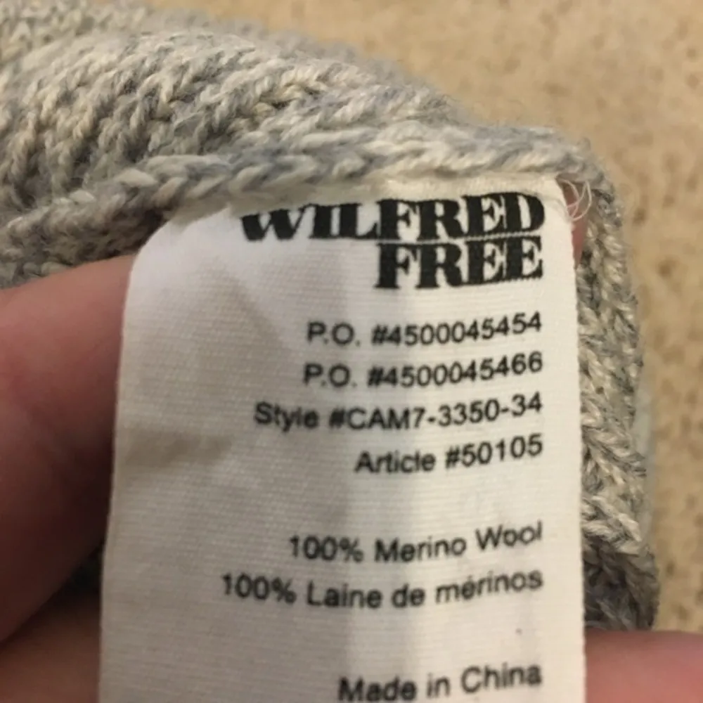 Wilfred Free gray wool sweater woman’s size xxsmall - Image 10