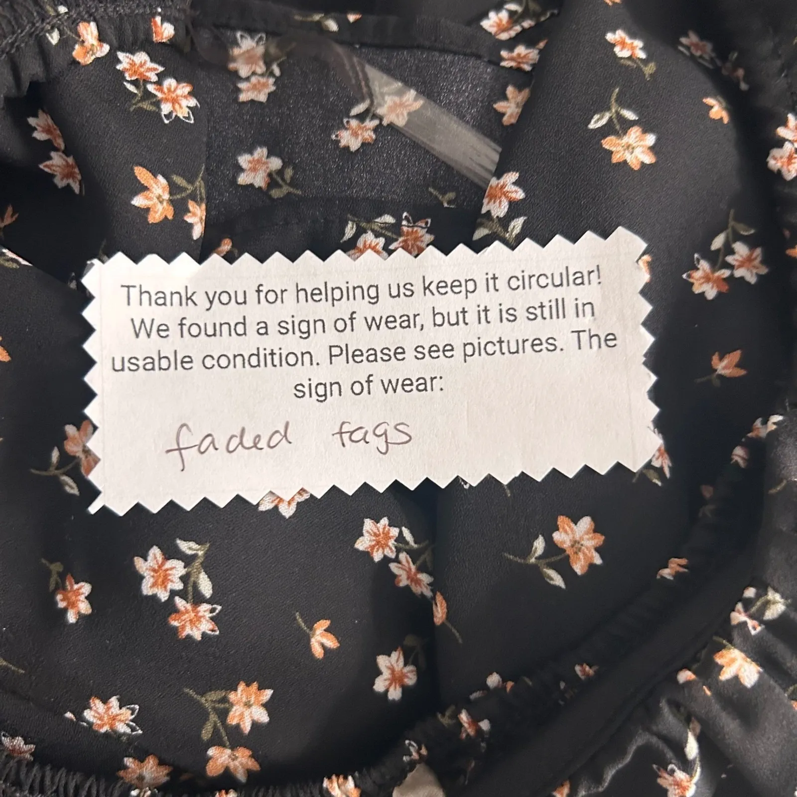 Altard State Floral Romper‎ Black Medium - Image 10