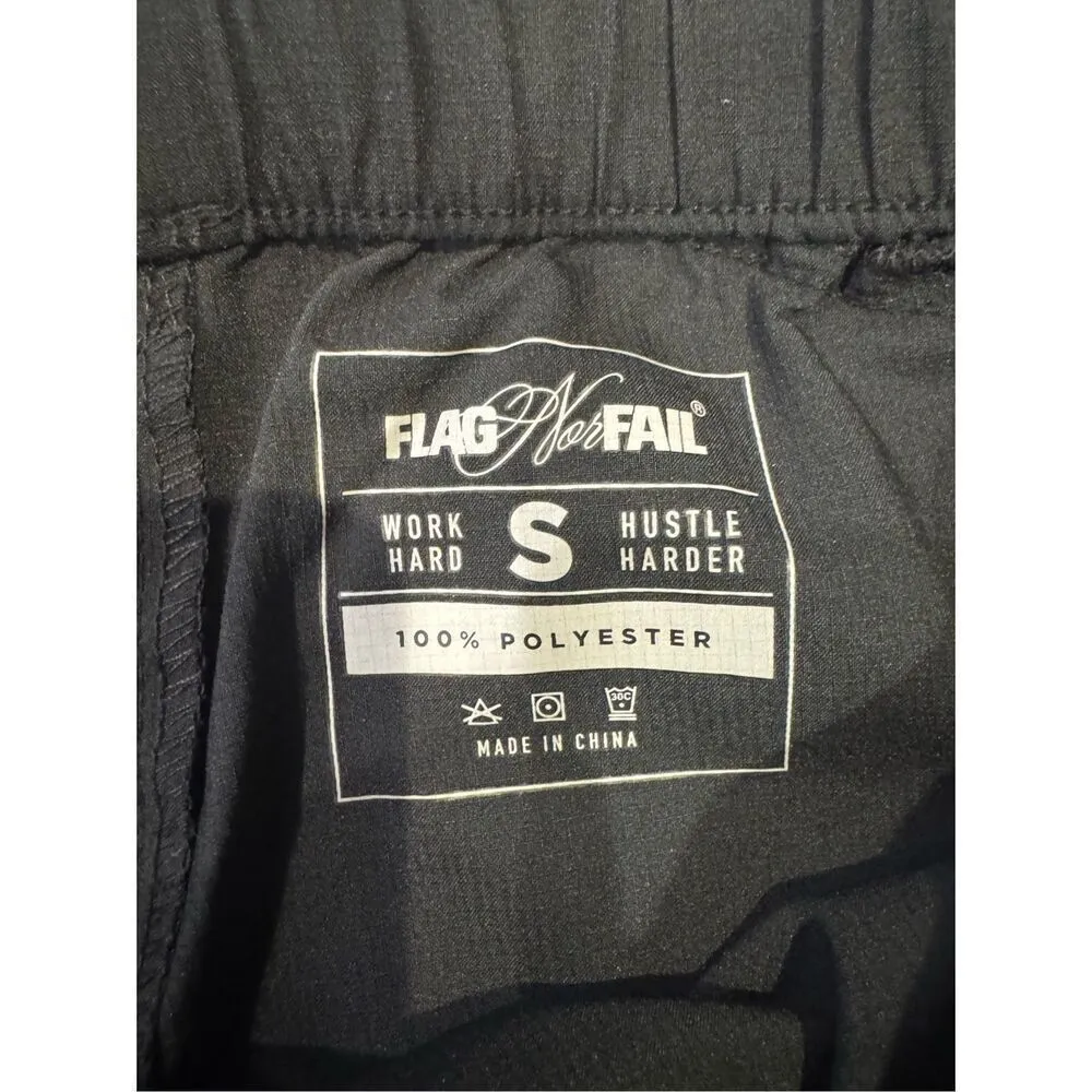 Flag nor Fail NWT Water Resistant ‘Apex’ Shorts in Black Size Small - Image 4
