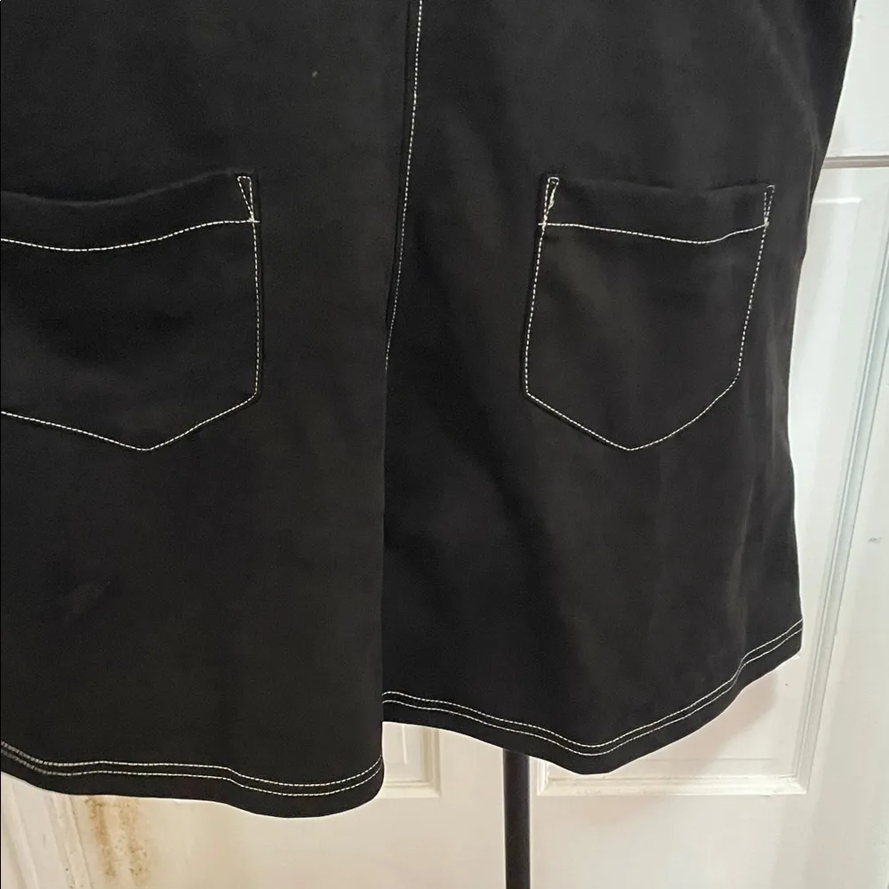 AUW ☃️☃️☃️BOGOHO ☃️☃️☃️Black Overall Dress-1X - Image 7