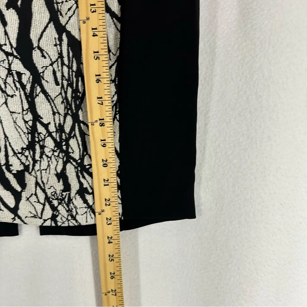 Rachel Roy Midi Pencil Skirt Tree Branch Womens 4 Black - Image 2