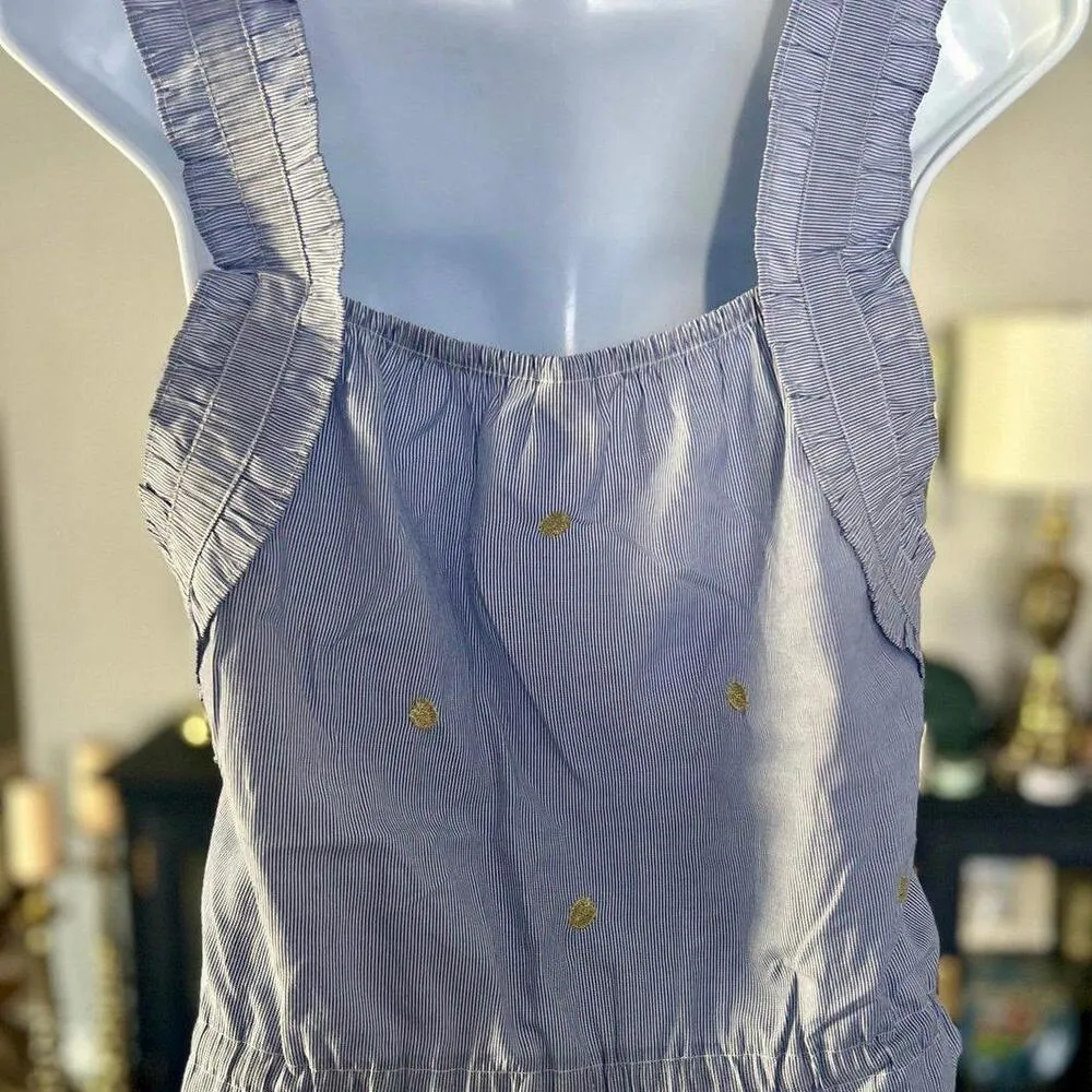 Chic Striped Ruffle Crop Top - H&M - Image 4