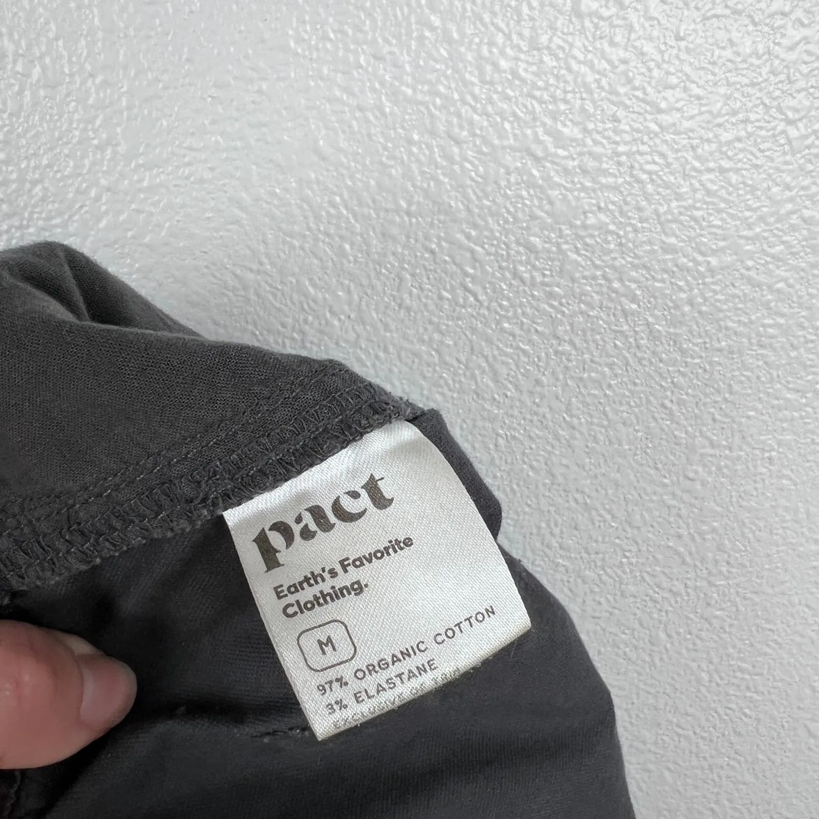 Pact Women's Drawstring Elastic Waist Pants Sz M - Image 6