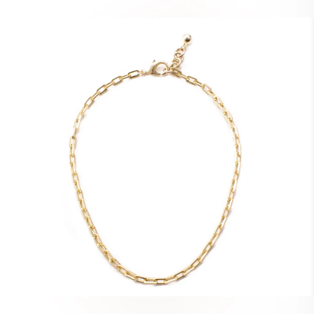 Lulu Frost Plaza Edge Link Necklace + Radiant Star Charm NWT – Retail $295 Gold - Image 7