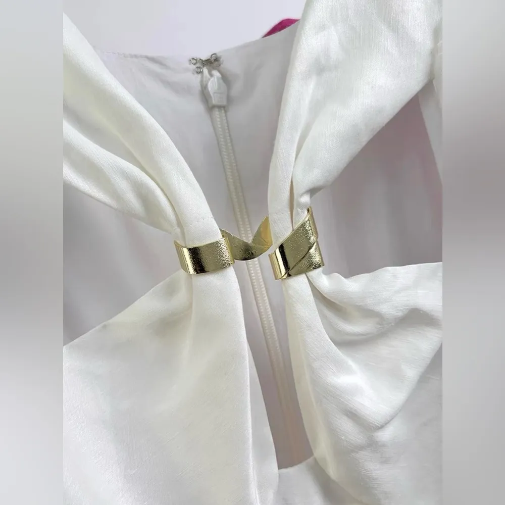 Aje Presence Twisted Midi Dress - Image 13