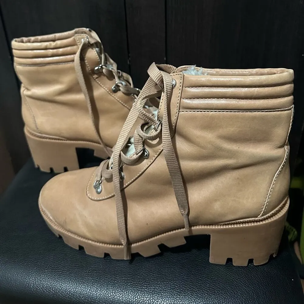 AQUA  Glica leather combat boots size‎ 10B - Image 7