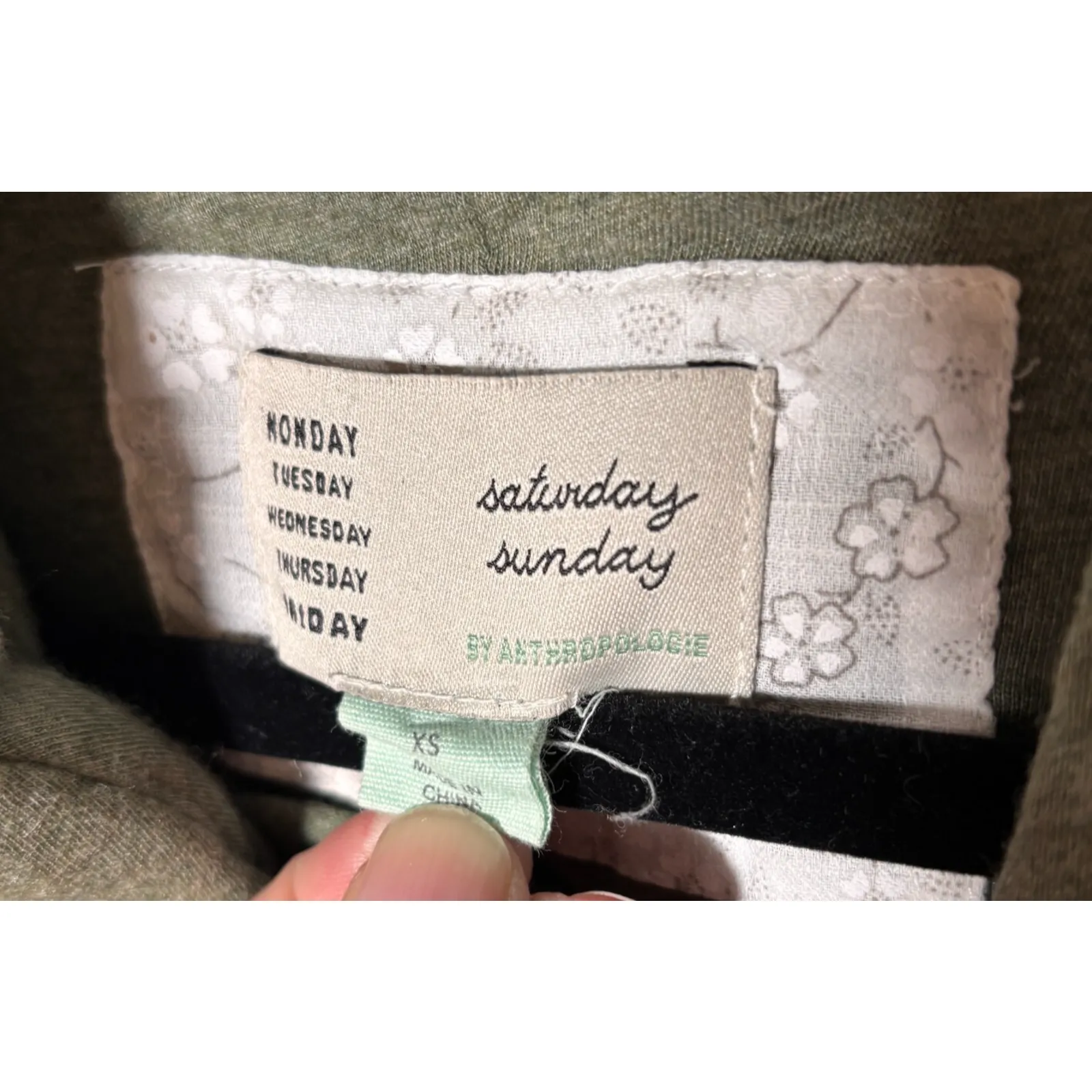 Anthropologie Saturday Sunday Green Homestead Jacket Quilted Gorpcore Pockets XS - Image 8