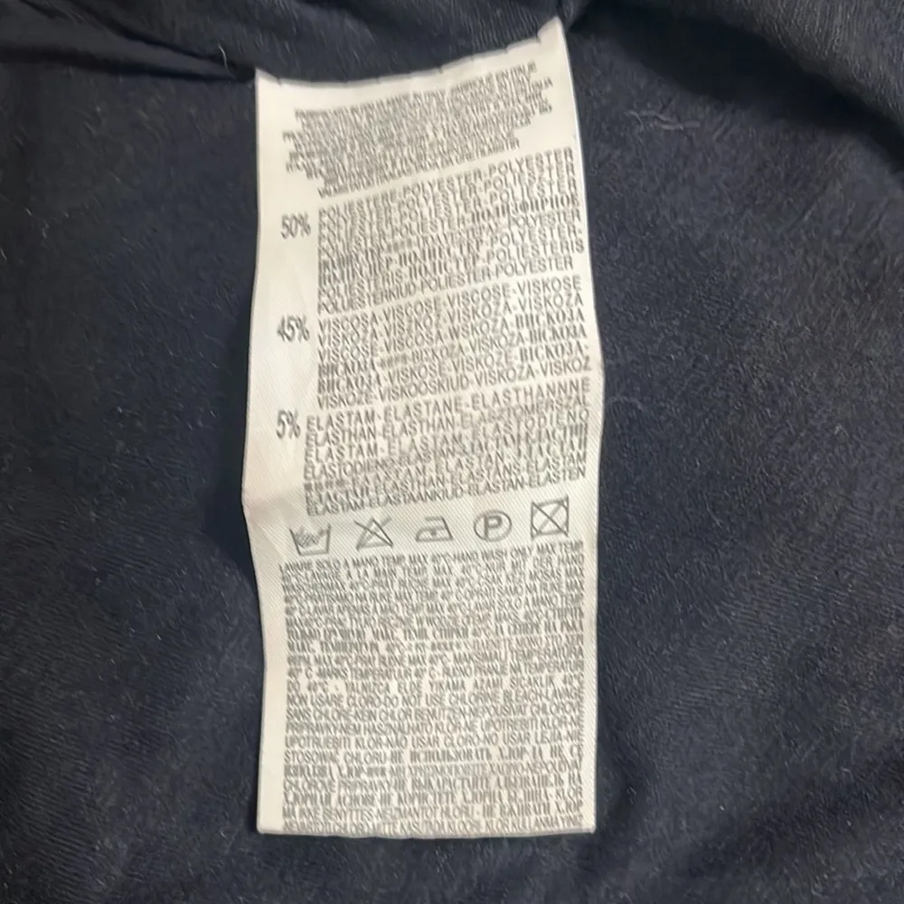 Rinascimento Black Halter Back Bubble Hem Embellished Collar Dress Sz M Size M - Image 6