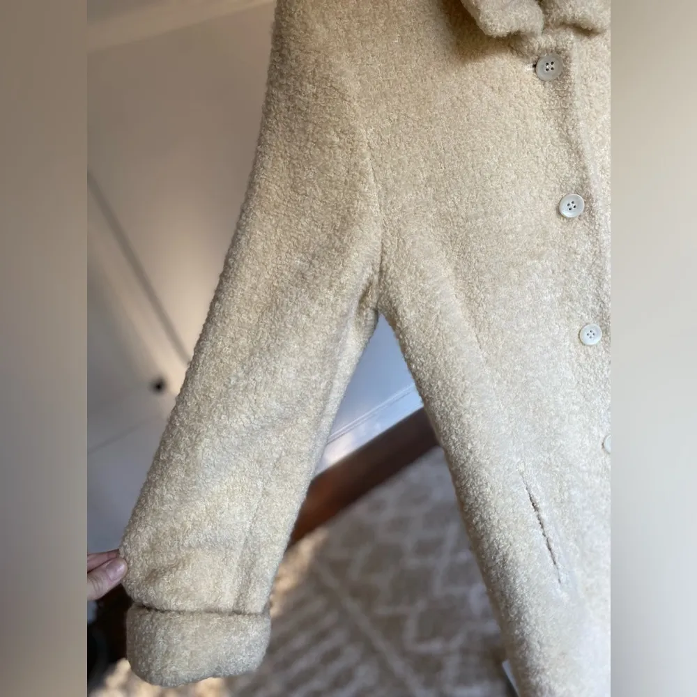 Anne Klein Coat Pennylane Vintage Longline Wool Cottage Quiet Scandi Parisian Size 8 - Image 11