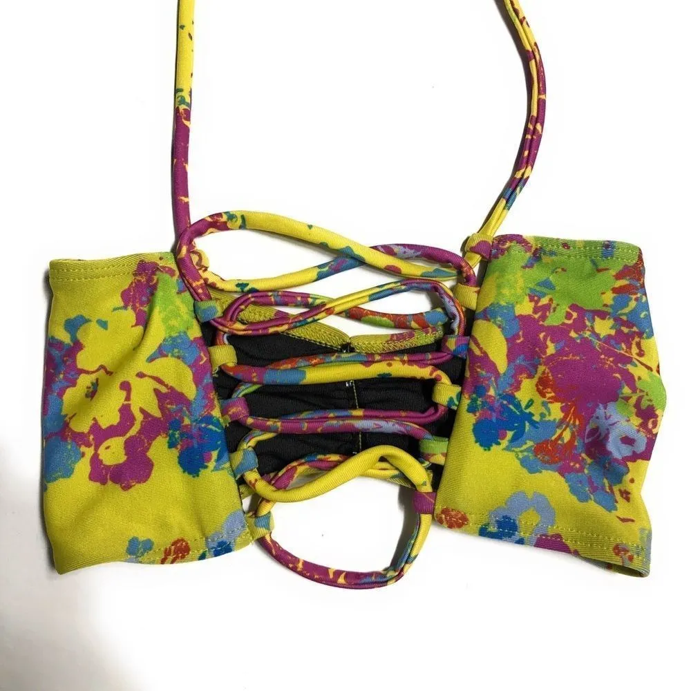 Beach Riot Lace-Up Bikini‎ Top - Image 3