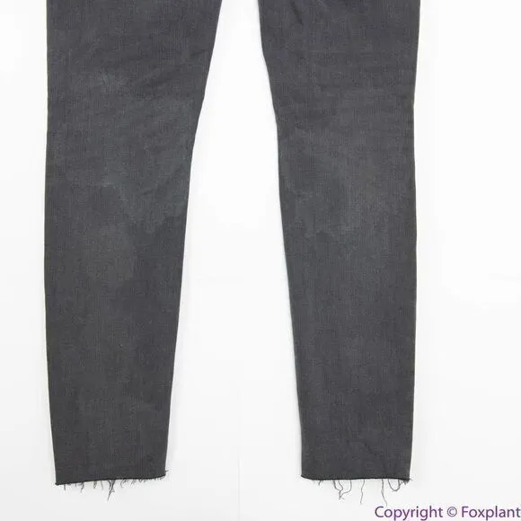 NEW Madewell 9" Mid-Rise Skinny Jeans in‎ Black Sea, 27 - Image 8
