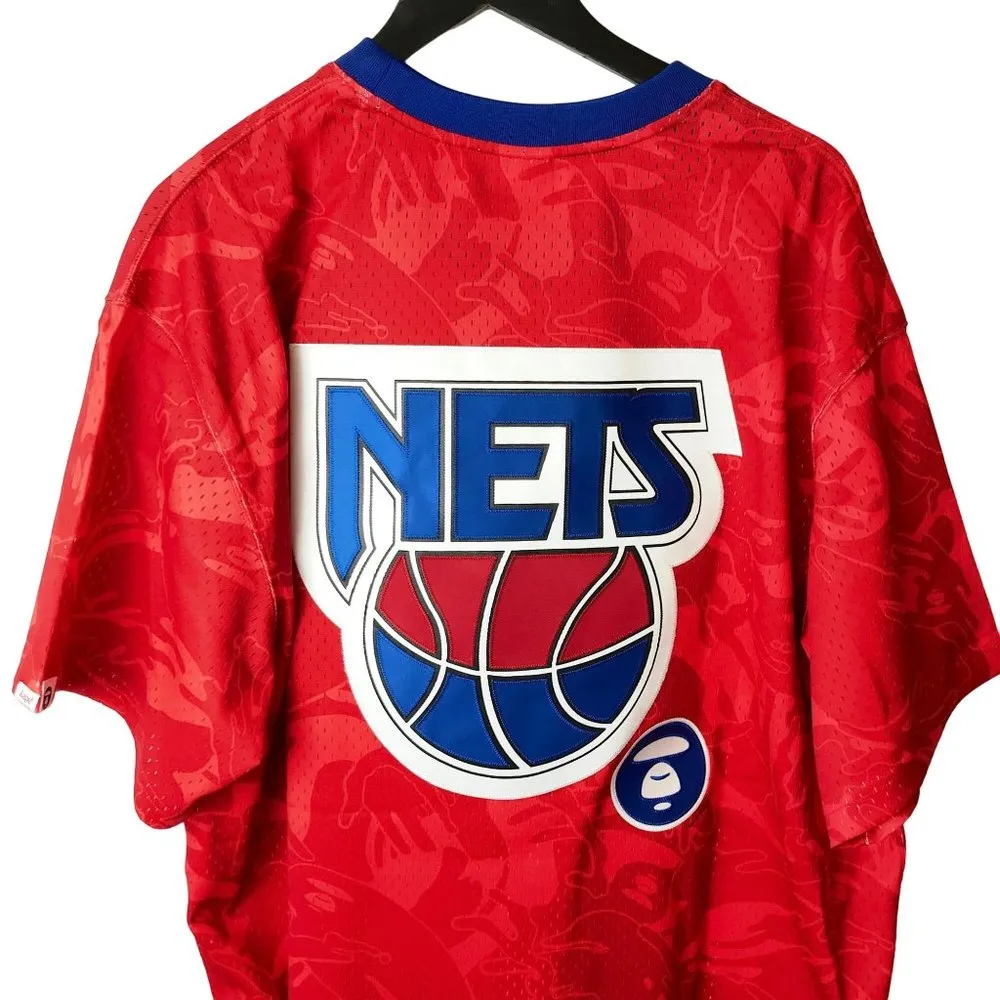 RAPTORS AAPE MESH CAMO JERSEY TEE Size XXL - Image 12
