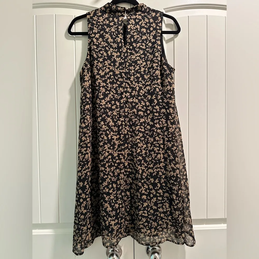 Tommy Hilfiger Flowy Tank Dress, 8 Black and tan - Image 2
