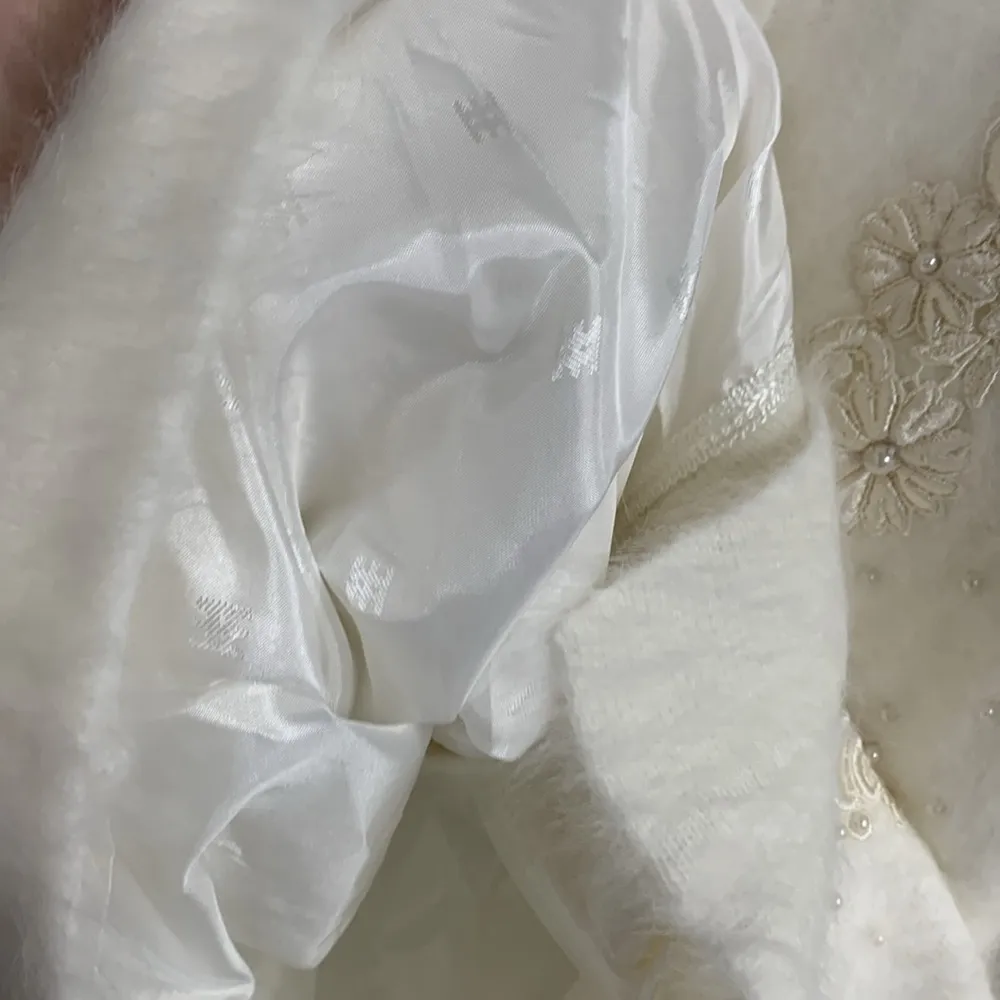 Lee Sands Angora Rabbit Fur One Size Coat - Image 5