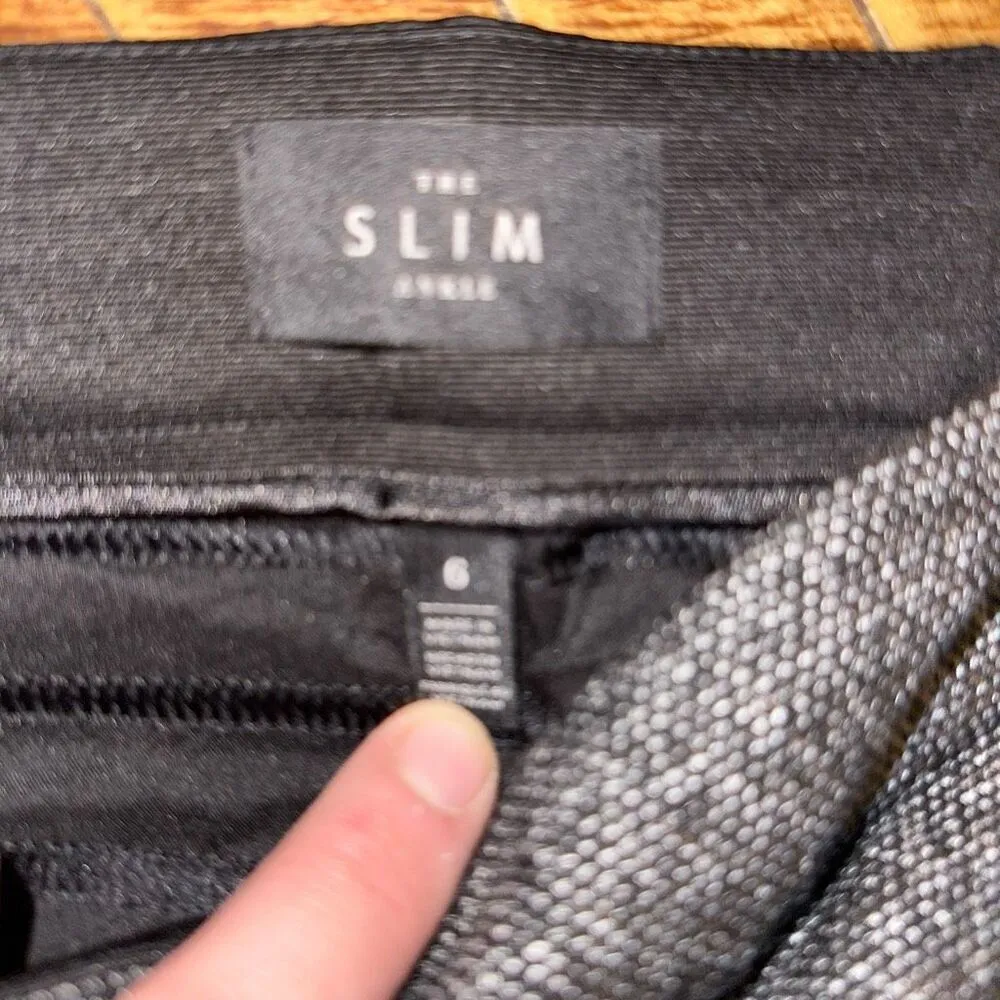 White House Black Market tweed slim ankle 6 slacks - Image 2