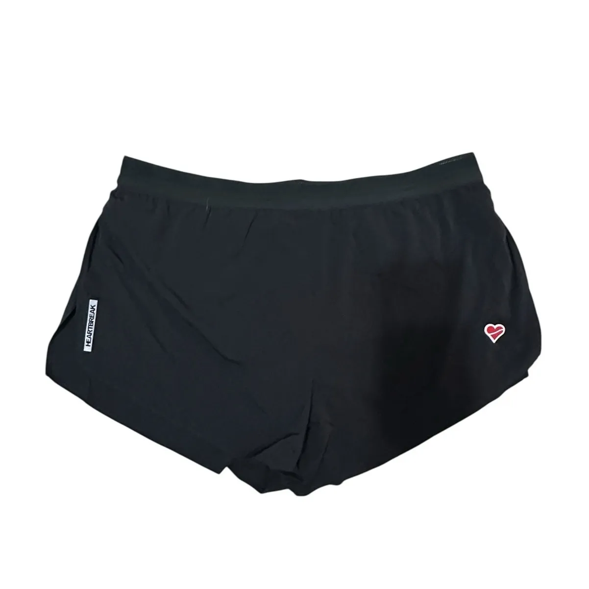 Heartbreak women's Bear‎ cage 2'' High split shorts black size Large - Image 2