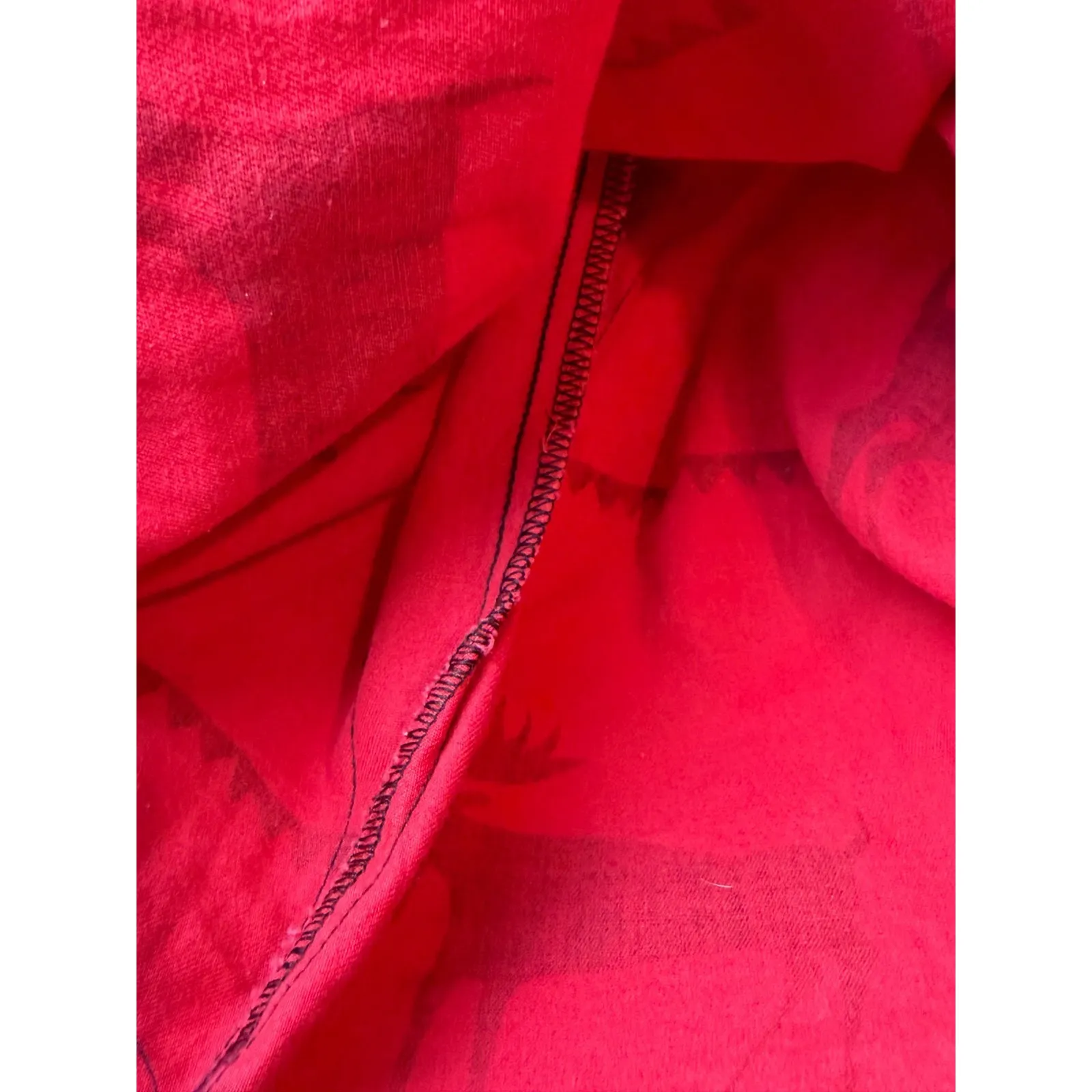 Rancho Deluxe Western shirt R D Small Womens Vintage Aztec Cowgirl Red Moose USA - Image 7