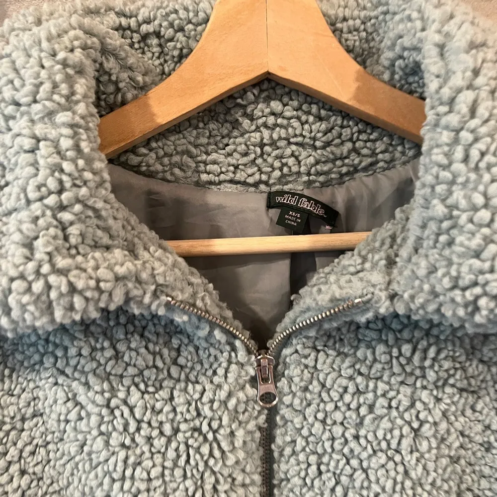 Wild Fable Sherpa Teddy Zip Up Jacket - Image 4