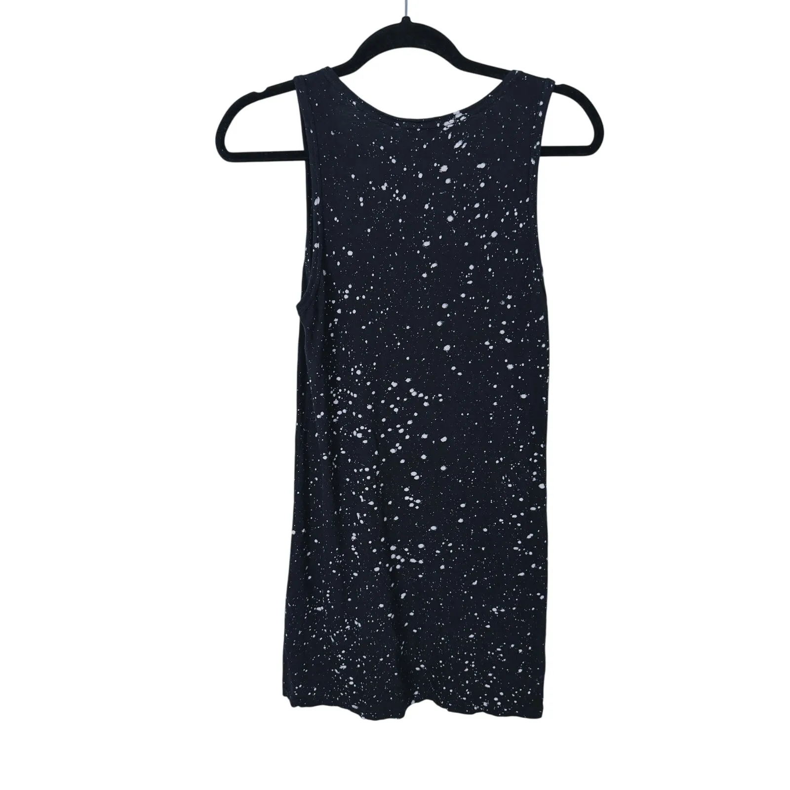 LNA Skater Punk Goth Black Paint Splatter Tank Dress XS Grunge Streetwear Edgy - Image 7