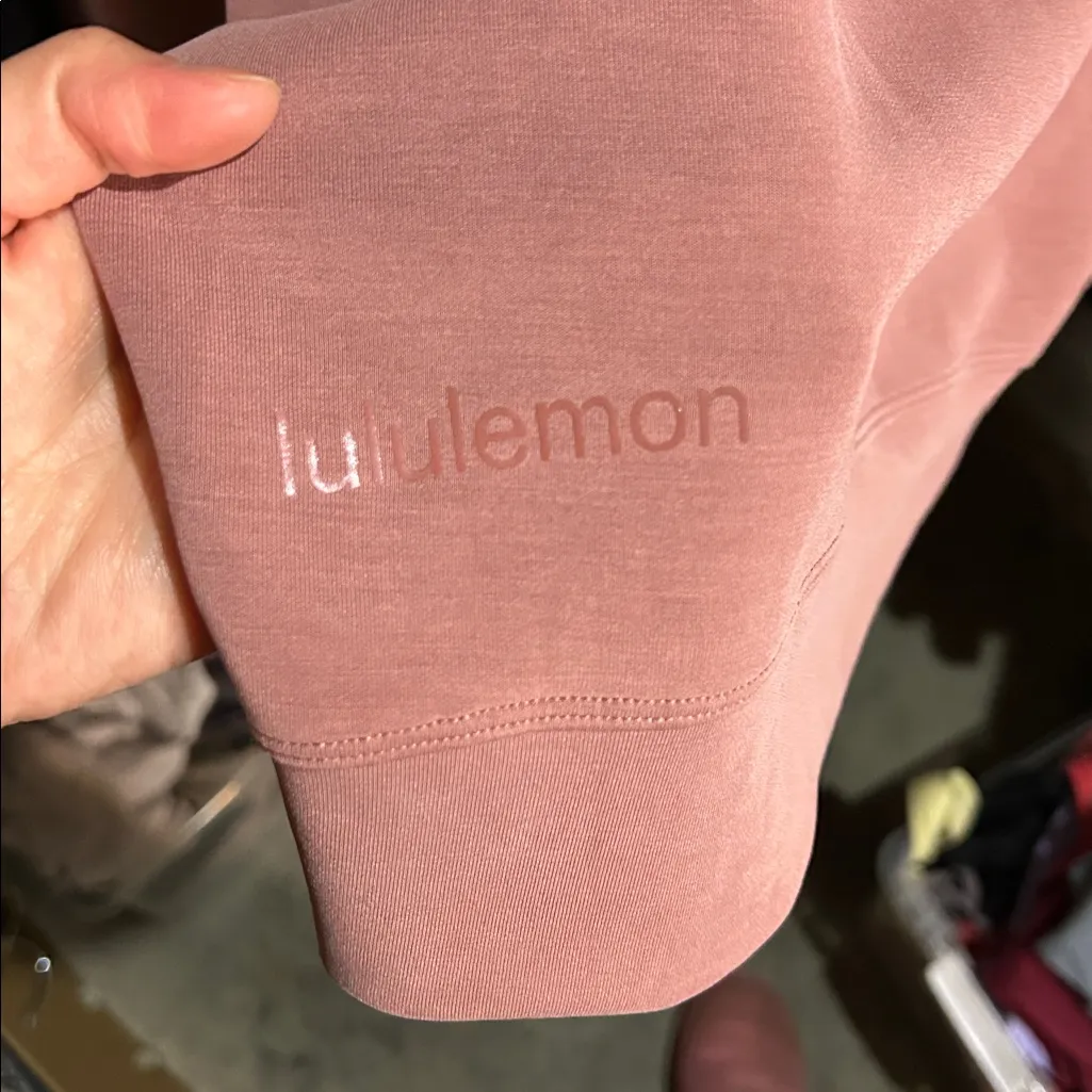 85. Lululemon Perfectly Oversized Cropped Crew *Softstreme™ Spiced Chai - Image 6