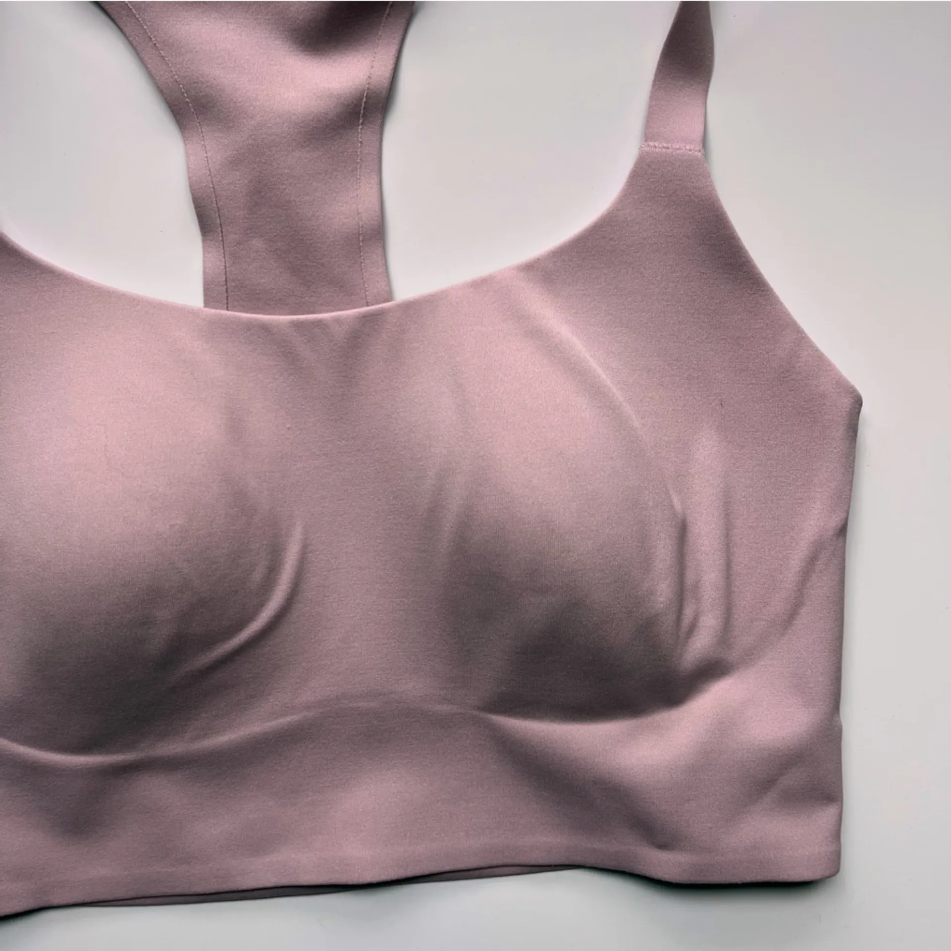 Aerie Offline • Light Pastel Mauve Pink Racerback Sport Bra - Image 2