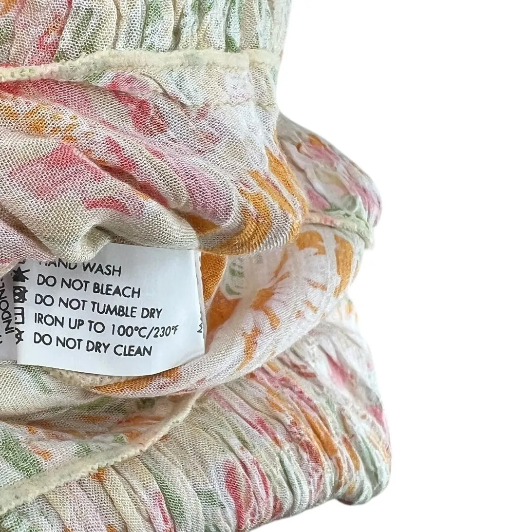 Poupette St Barth Tesorino‎ Mini Dress Floral Print Yellow Marigold One Size Size undefined - Image 15