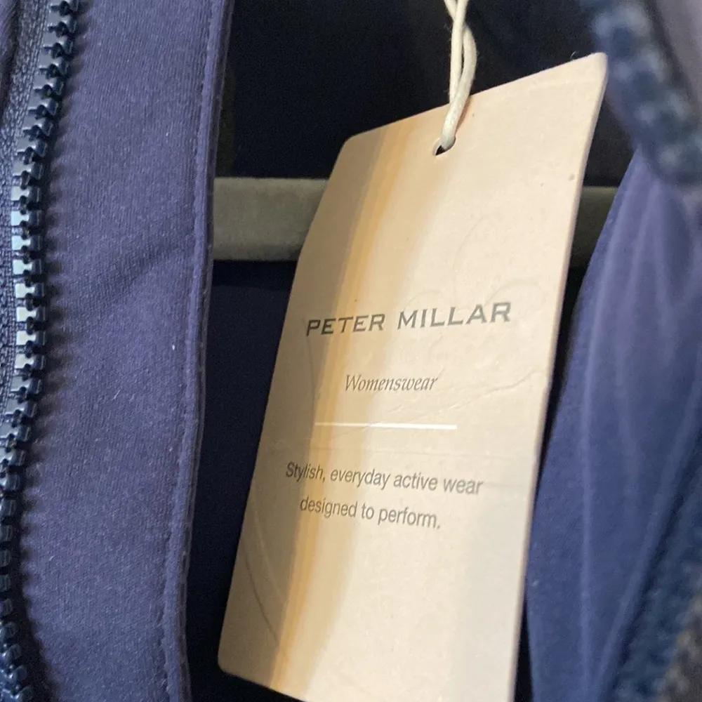 PETAR MILLAR WOMENS VEST NAVY BLUE BRAND NEW SIZE M FRONT ZIPPER - Image 2