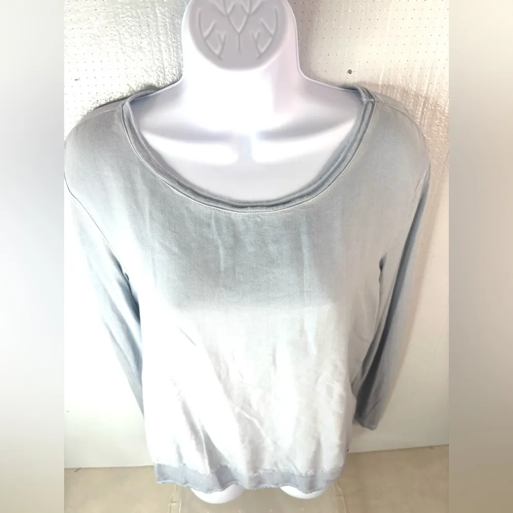 Brax L Long Sleeved Cloud Blue Women's Top Size L - Image 4
