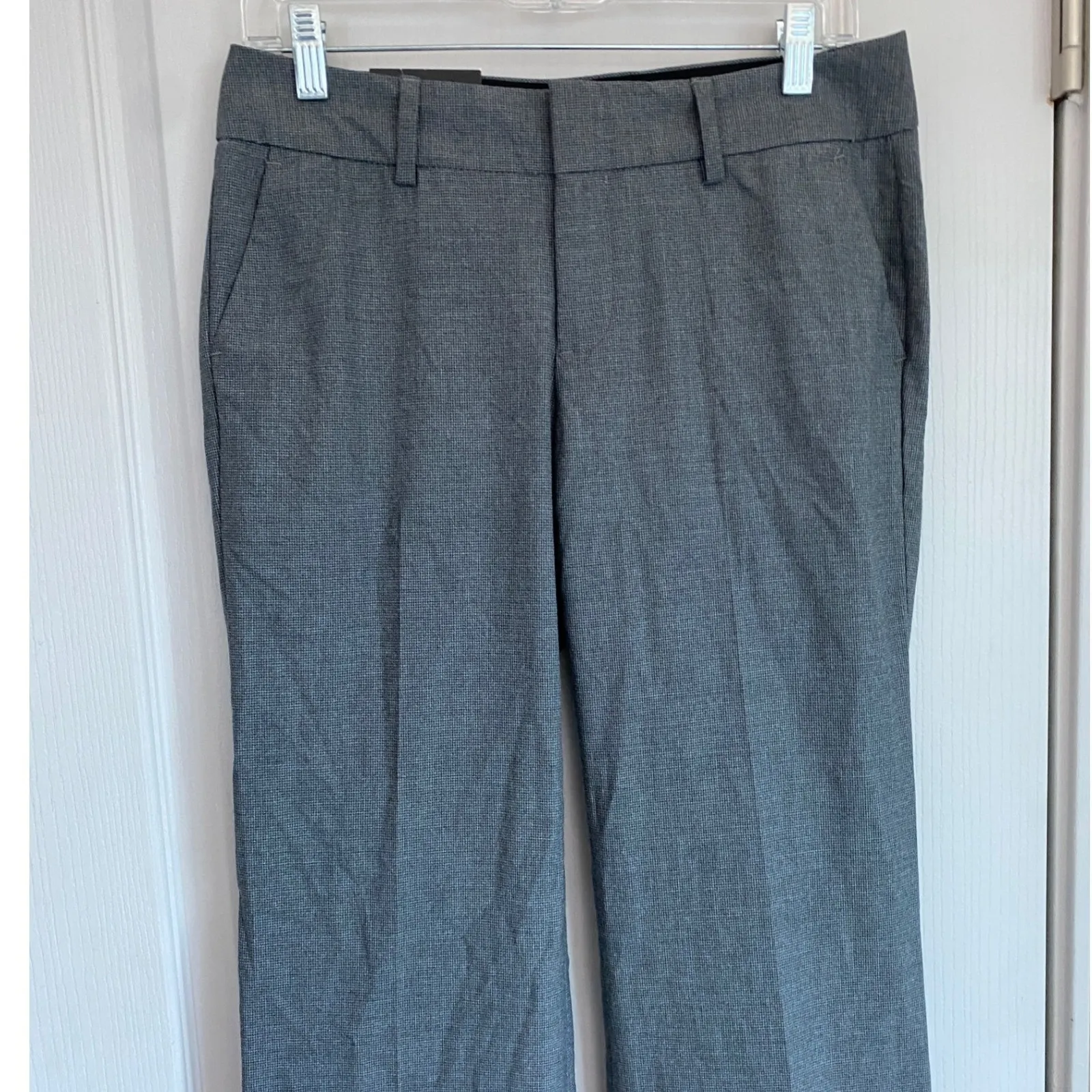 Banana Republic Jackson Fit Womens Gray Tweed Dress Pants Size 4 NWT - Image 12