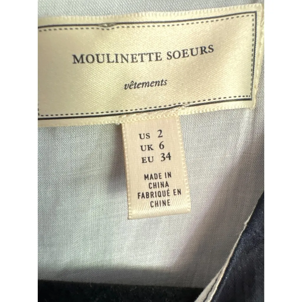 Anthropologie Moulinette Soeurs Sleeveless Silk Swing Dress 2 Floral Travel XS - Image 5