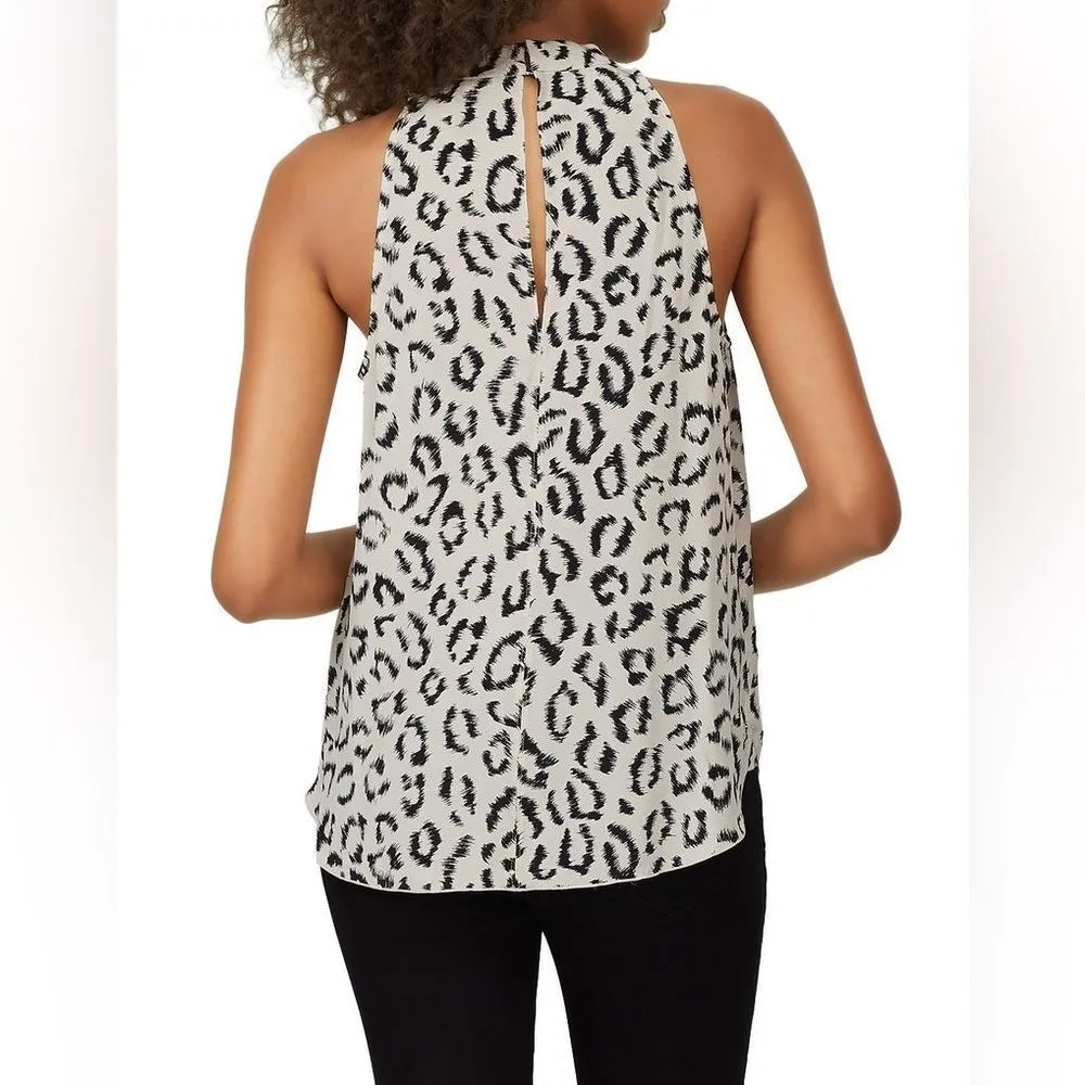 A.L.C Ella Leopard Print Top Blouse - Image 4