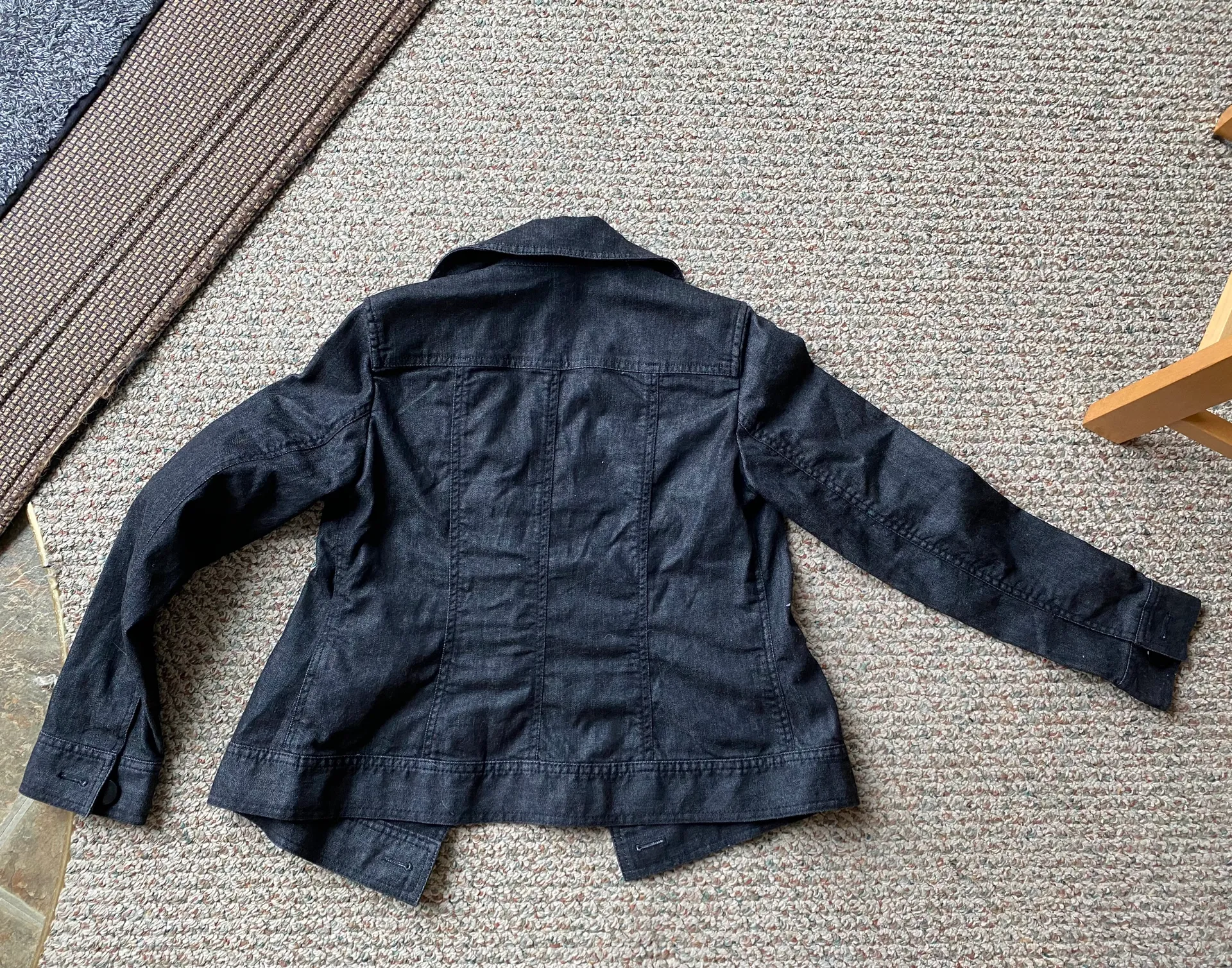 Black Denim Jacket NWT - Image 8