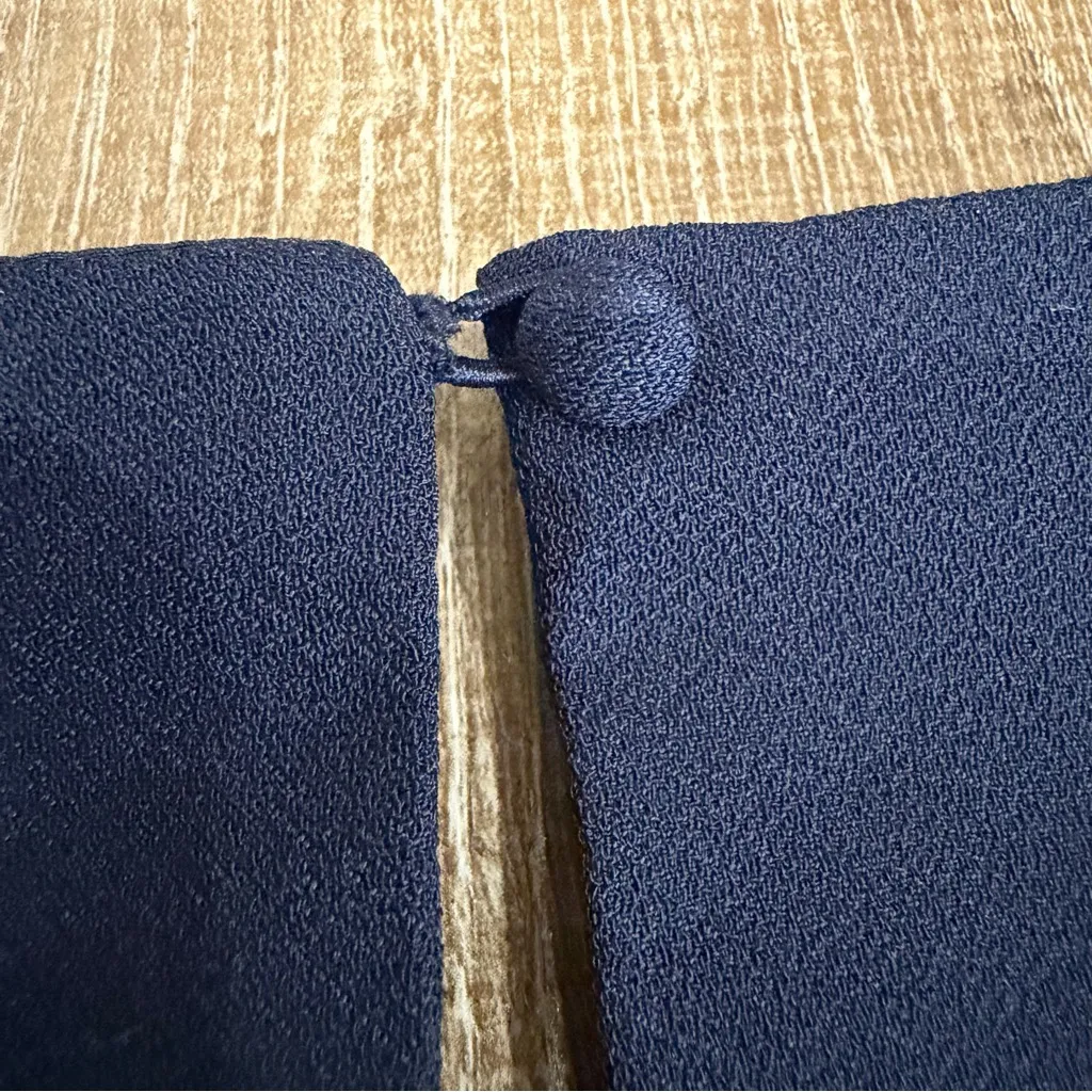 NWT Boden Romilly Jumpsuit 8 Petite Navy Blue Short Sleeve Size 8P - Image 8