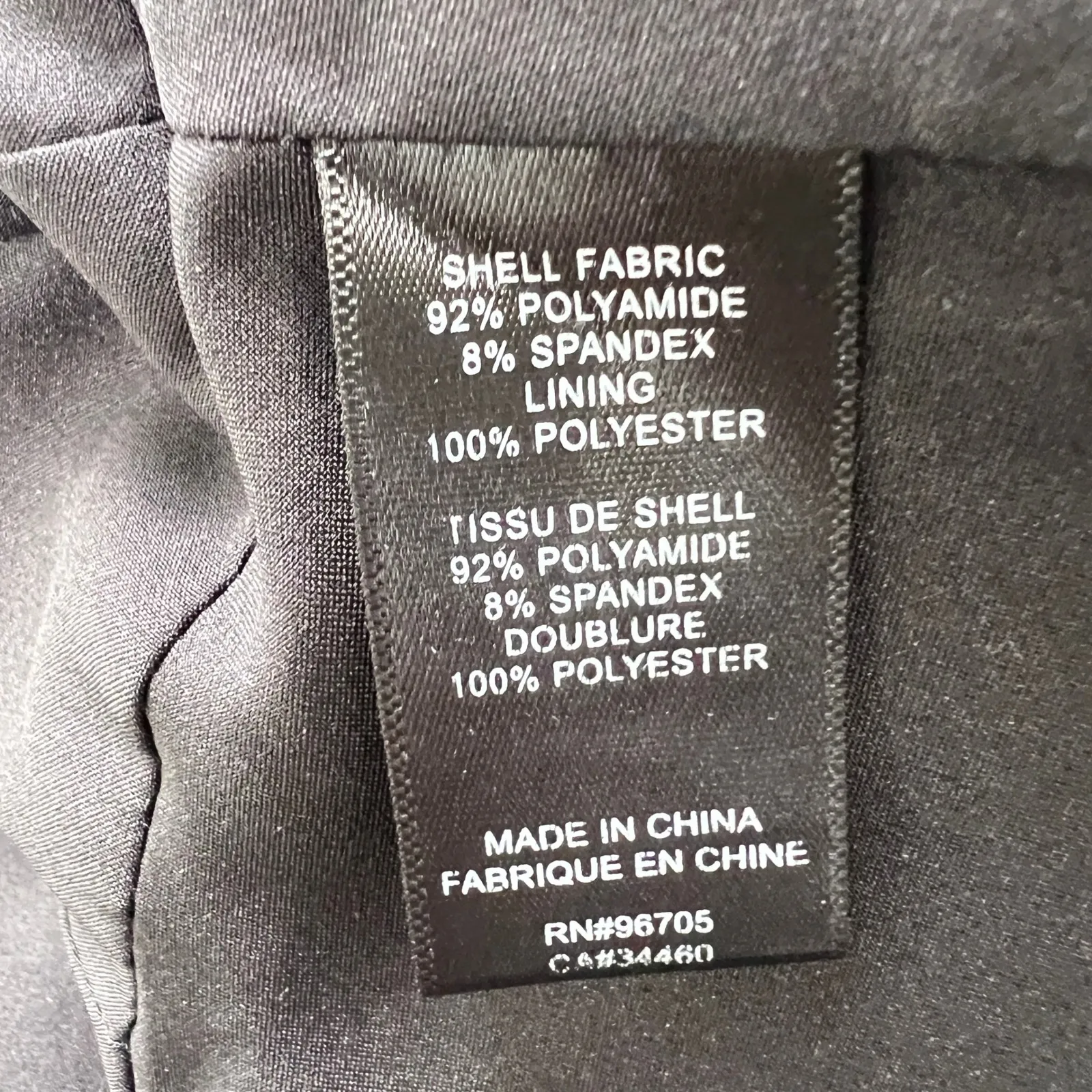 Rebecca Taylor Black Jacket‎ Size 4 Black Zip Front Stretch Blazer Feminine Fit - Image 5