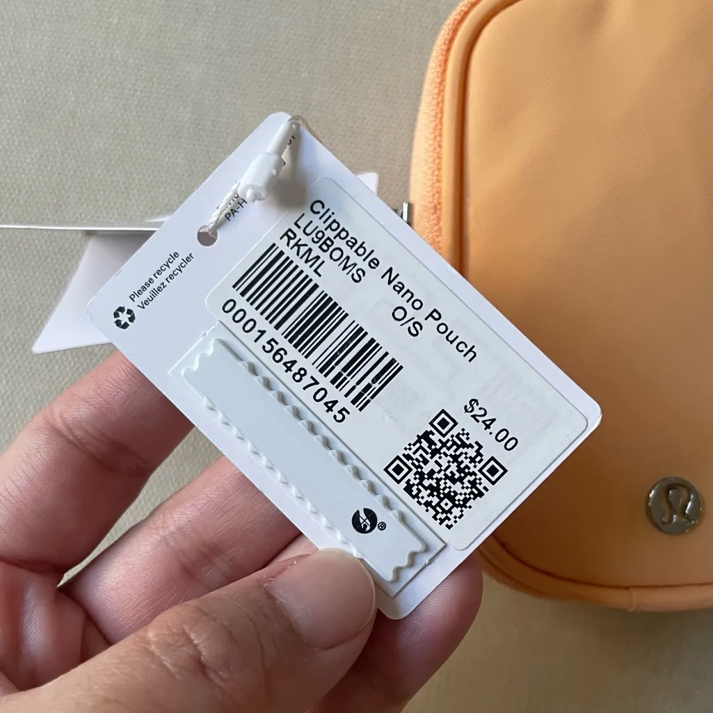 Lululemon Clippable Nano Pouch - Rock Melon - Image 6