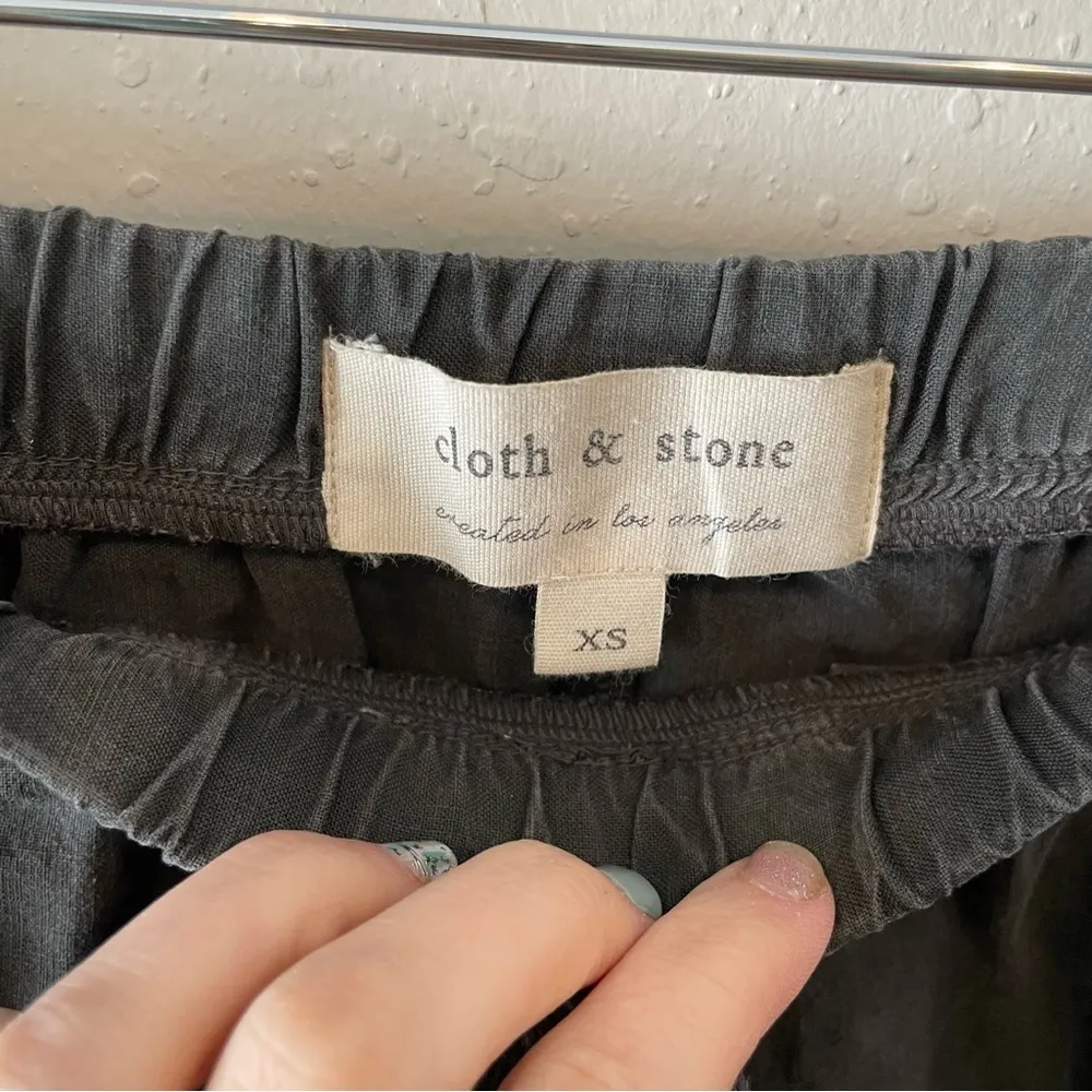 Anthropologie Cloth and Stone Easy Jogger Pants Grey - Image 8