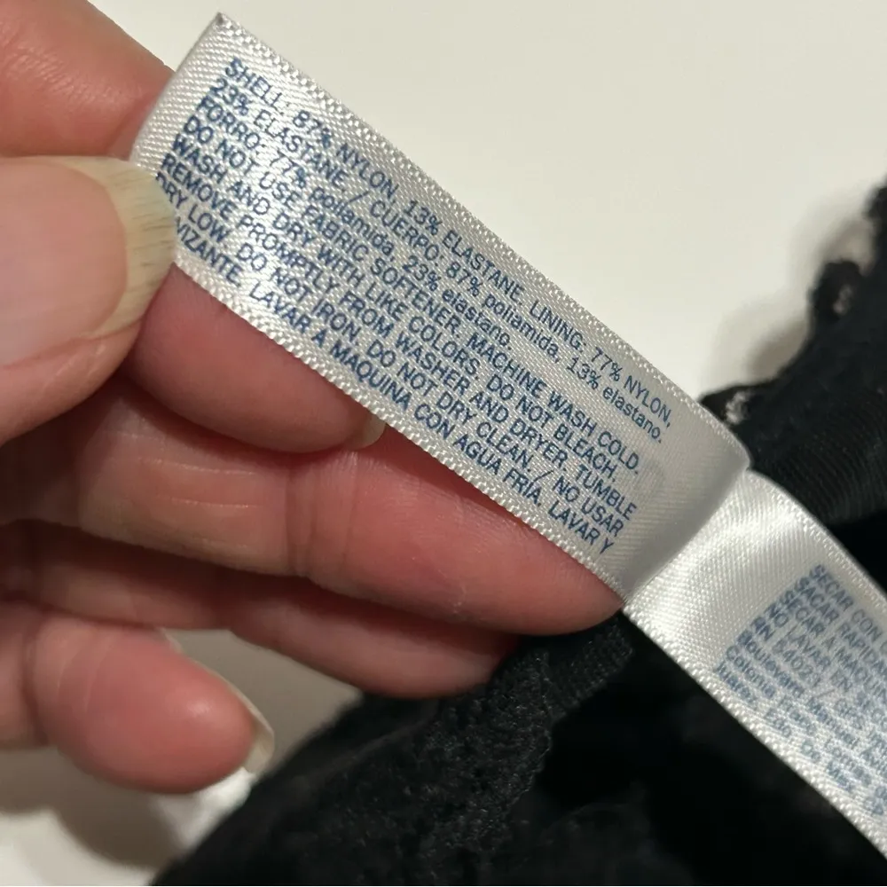 Black Lace Bralette - 3X - Image 5