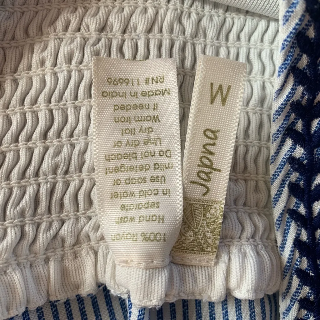 Japna Blue and White Maxi Dress‎ - Image 6