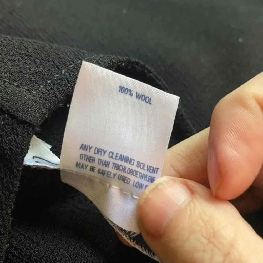 Oscar de La Renta SZ 10 black wool Dress - Image 7