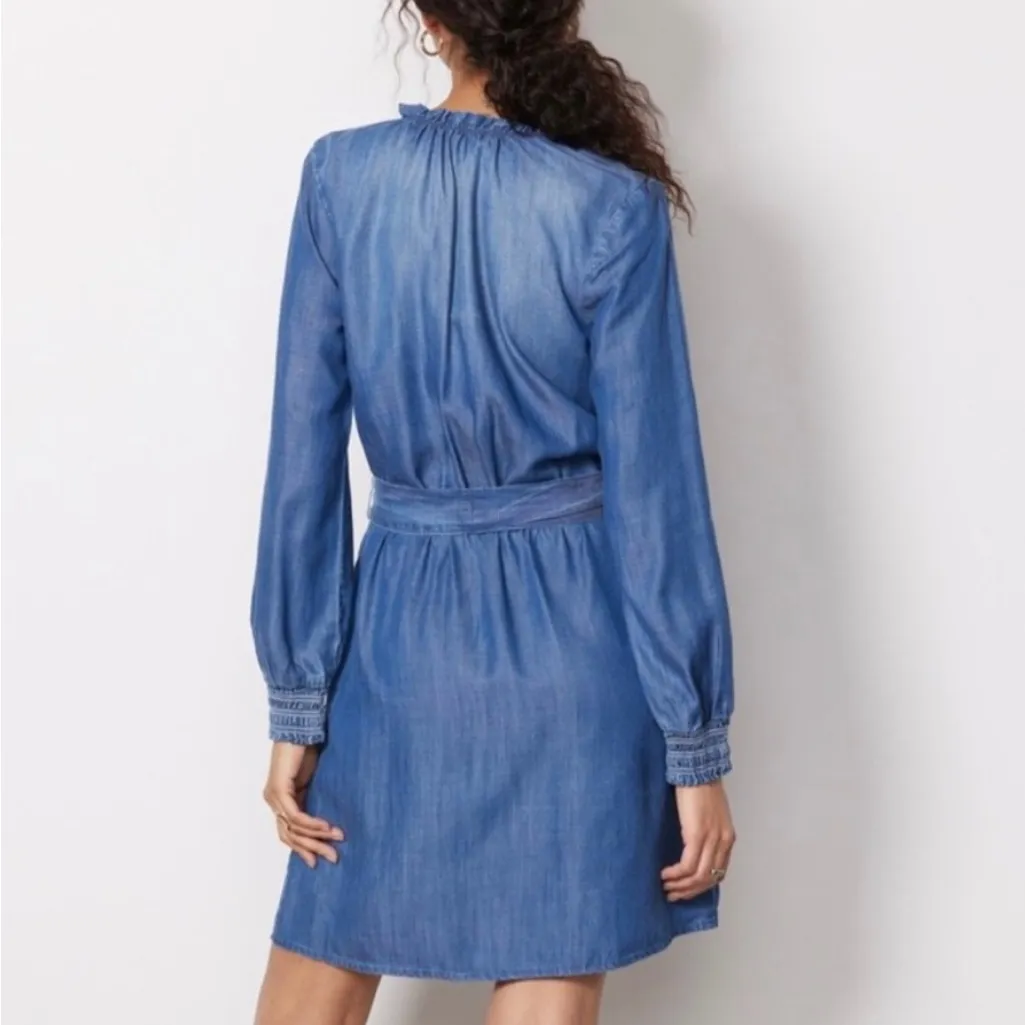 Cloth & Stone Long Sleeve Denim Dress - Image 3