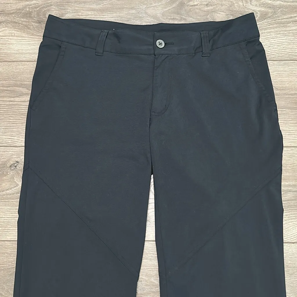 Columbia Omni-Shield Mid Rise Stretch Black Hiking‎ Casual travel Pants 14 Short - Image 3